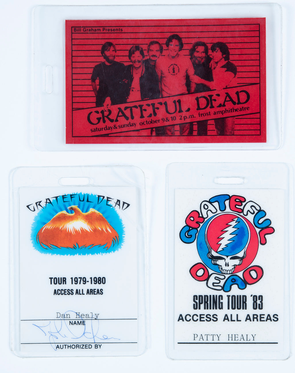 Dan Healy Backstage Laminates (1979-1983) Bundle